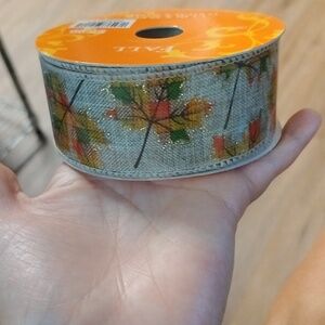 1 Rolls Decorative Wired Edge Ribbon Crafted Fall 🍂🍁
